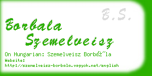 borbala szemelveisz business card